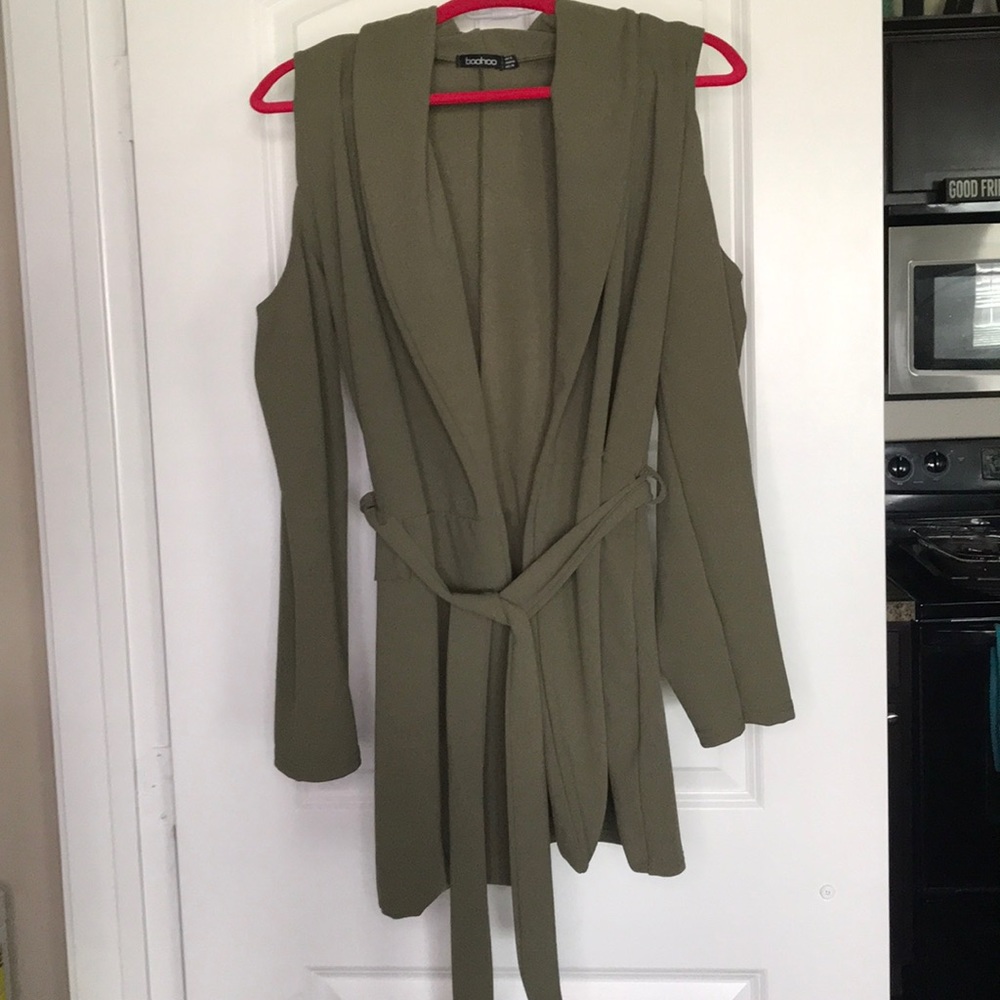 Cold Shoulder Blazer